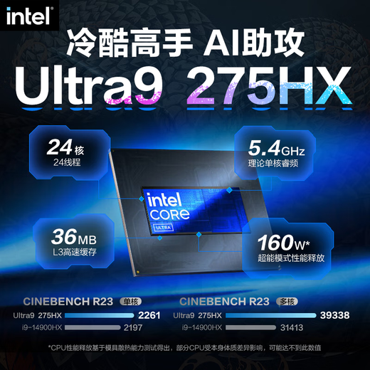 联想拯救者Y9000P 2025补贴  电竞游戏笔记本电脑 AI元启 旗舰酷睿Ultra9-275HX 至尊版丨32G 1T RTX5080 黑丨标配 240Hz高刷