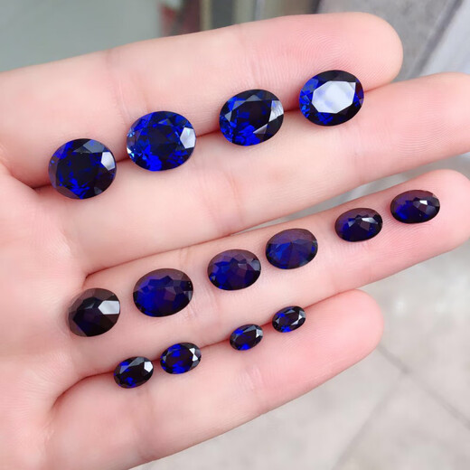 Fat Donglai's same style loose tanzanite 5A grade Sri Lankan sapphire oval ring with blue pendant 13x18mm (1 piece)
