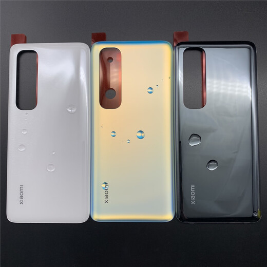 Xiaomi original 10 back cover glass 10s mobile phone back cover original 10Pro Ten Extreme Edition battery cover Mi 10s back cover blue new + loose