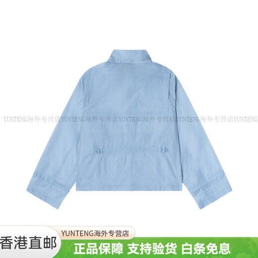 Neue Balanceiu -Serie lässig Reißverschluss gewebt mit atmungsaktiven Sonnenschutzkleidung mit atmungsaktiven Jacke Frauen blau blau S
