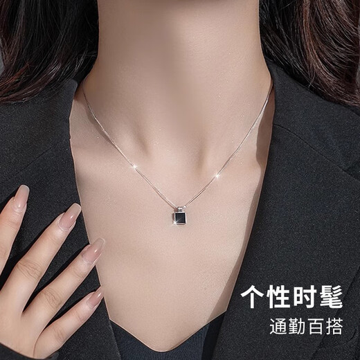 MANHE S925 Silver Necklace for Women 2025 New Pendant Jewelry Wife Practical Birthday Gift for Girls and Girlfriends
