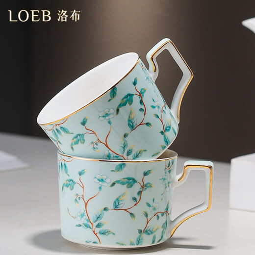 LOEB light luxury wedding gift, wedding gift for newlyweds, tea set, cup set, housewarming gift, rotatable eight-piece light fragrance and elegant water set