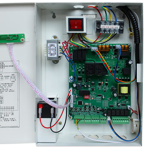 Fire rolling shutter door control box electric motor fire rolling shutter door controller linkage button door control cabinet main board small FJK-SF-HR001 controller + 2 buttons + connecting wire