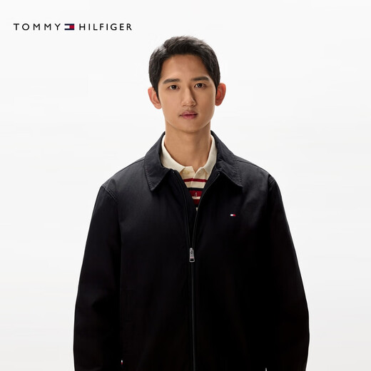 Tommy Hilfiger25 new spring and summer men's trendy business casual zipper lapel simple coach executive jacket jacket