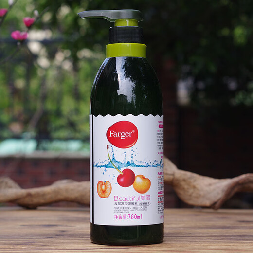 Farger Fabao spring element cherry fragrance elastin 780ML large capacity men and women curly hair moisturizing and styling Fabao spring element (red plum fragrance) 500ML bottle