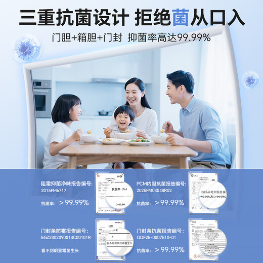 AUCMA 300 liter household freezer frost-reducing large-capacity freezer-36 ultra-low temperature electronic temperature-controlled chest refrigerator first-class energy efficiency BC/BD-300DHNE national subsidy