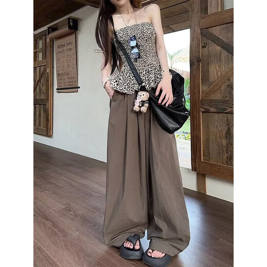 Photo shoot montaguu summer pure desire versatile leopard print tube top vest waist picture color-Kano S945 L