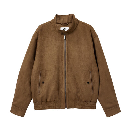 JACK&JONES men's cotton padded coat, imitation suede loose version, thickened and warm, 2025 new trend 225309004