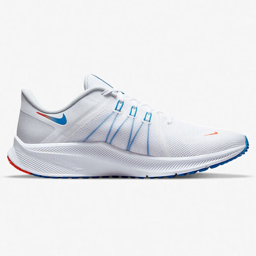 Nike (Nike) offizielles Schiffsgeschäft Herrenschuhe Neue Sportschuhe Revolution 7 Fitness Training Freizeitschuhe Dämpfung von Laufschuhen DA1105-101/Quest 4/Weiß und Blue Mesh 39