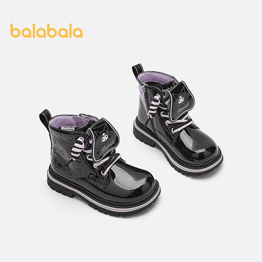 Balabala children's shoes children's boots Martin boots girls 2025 new autumn and winter short boots Sanrio IP 208425141019