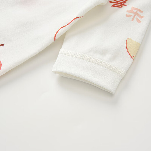 童泰（TONGTAI）婴儿连体衣春秋季纯棉衣服初生宝宝蝴蝶哈衣爬服和尚服红色59cm