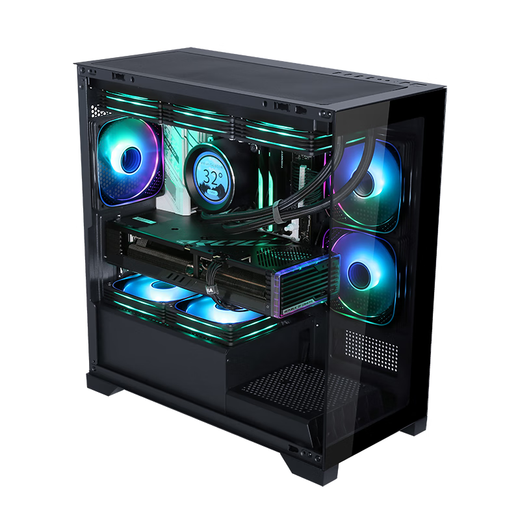 Colorful Intel Core Ultra7 265K/KF host RTX5080/5070Ti/5060Ti rendering design computer e-sports game live broadcast DIY desktop assembly machine configuration 2 265KF/RTX5060/16G