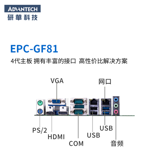 APUG研華科技研华工控机510原装IPC-610L工业电脑主机服务器串口支持XP工作站设备视觉检测4U机箱 整机 IPC-610L-GF81（4代）（HDMI） I5-4570/8G/1T机械/键鼠