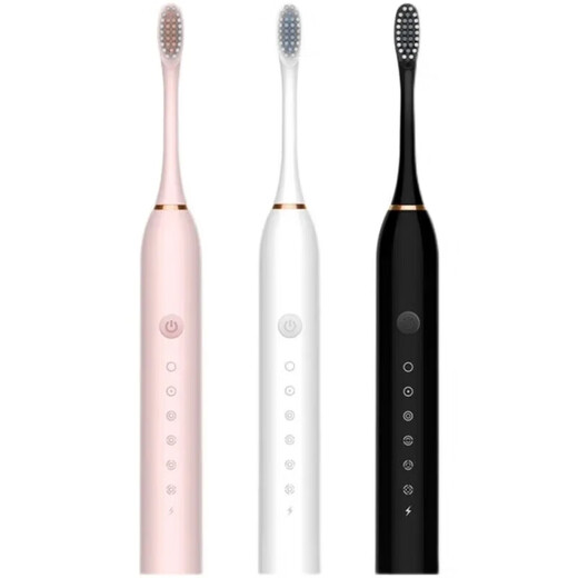 Philips (PHILIPS) Ecological Universal Electric Toothbrush Fully Automatic Rechargeable Sonic Soft-bristled Waterproof Couple Set Electric Toothbrush for Men and Women Couple Style White + Black Each 4 Dupont Brush Heads New Upgrade