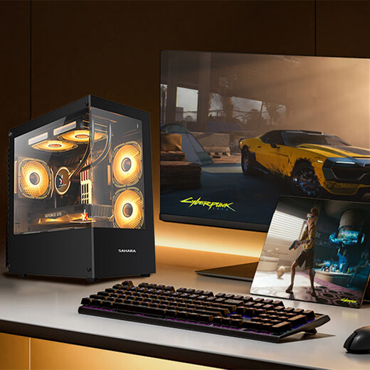 Gigabyte AMD Ryzen 9600X/9700X host assembly computer RTX/5060/Ti/5070/4070S graphics card live e-sports design desktop computer host DIY assembly machine configuration three R5 9600X丨5060Ti 8G