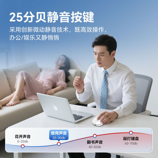 Xingji X3 Tencent Hunyuan AI голосовая мышь Бесшумная беспроводная мышь Bluetooth Голосовой ввод перевода скриншот одним щелчком мыши Тонкая и удобная перезаряжаемая офисная мышь Space Silver