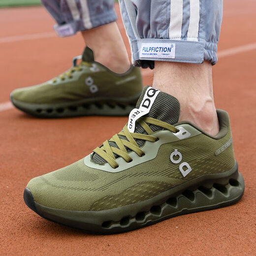 On Running Fashion cushioned running shoes trendy men's shoes beautiful comfortable sports casual shoes 2025 new four-season shoes sea blue 9923 single layer 43
