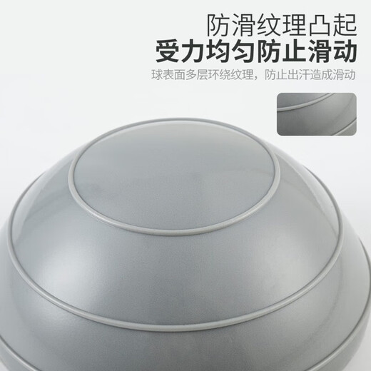 Victoria's Secret Mini Wave Ball Yoga Ball Semi-circular Balance Ball Pilates Foot Hemisphere Buttocks Pair Gray (Inflator)