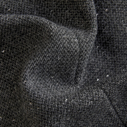 Shechihan Sheep Wool Suit Skirt Women's 2025 Autumn New High Waist Straight Back Slit Mid-length Skirt