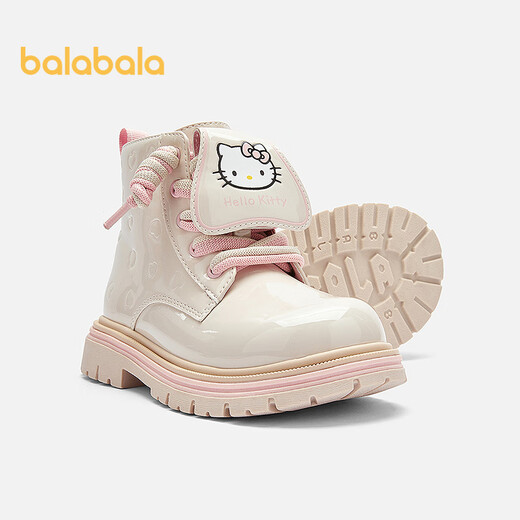 Balabala children's shoes children's boots Martin boots girls 2025 new autumn and winter short boots Sanrio IP 208425141019