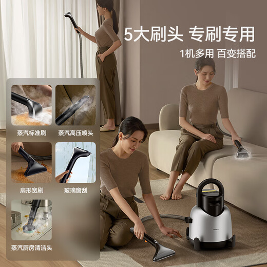 Deerma (Deerma) Recommended Buying and Selling Machine Cloth Cleaning Machine Jiwang 100 High Temperature Steam Multi-Function Cleaning Machine BY700 S Carpet Washing Machine Curtains Mattress Sofa