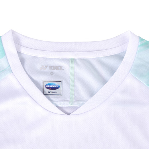 YONEX Yonex vêtements de badminton respirant séchage rapide entraînement compétition T-shirt de sport pour hommes 1103225BCR blanc O