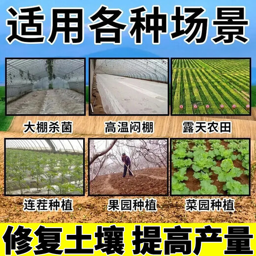 Soil-borne disease bactericide, agricultural soil fungicide, anti-repeat root rot, dead seedlings and root rot, 5 packs 500g*5