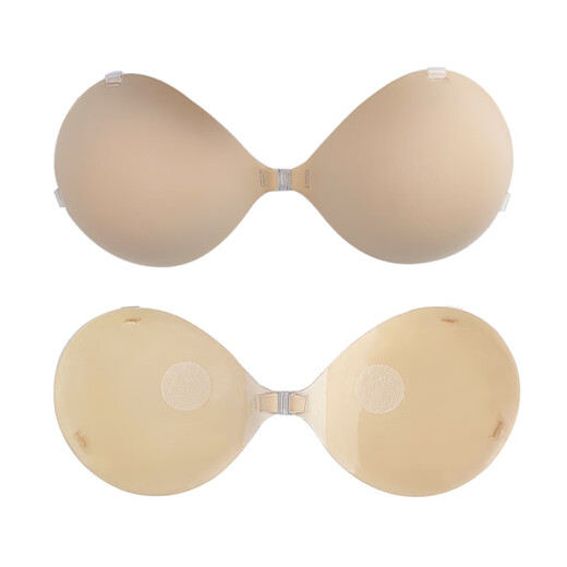Zuozhi Xunyi Breast Fake Breast Underwear Transvestite Male and Female Invisible Breast Paste Silicone Cos Sexy Men's and Women's Breast Paste Shows Bigger Size 5CM Thick Skin Color 5CM Thick Free Invisible Shoulder Straps