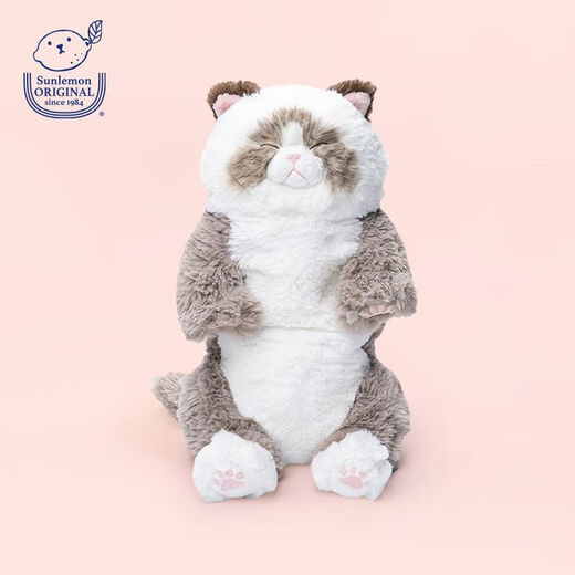 Sunlemonoriginal Japan sunlemon soft simulation cat doll knee sleepy cat plush toy doll gift tuxedo sleepy cat P-1283 height 47 cm * width 22 cm