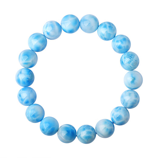 Eternal symbol collectible sea grain stone bracelet Dominican natural La Lima couple bracelet jade turtle back pattern Valentine's Day collection grade sea grain stone-7mm one item one certificate