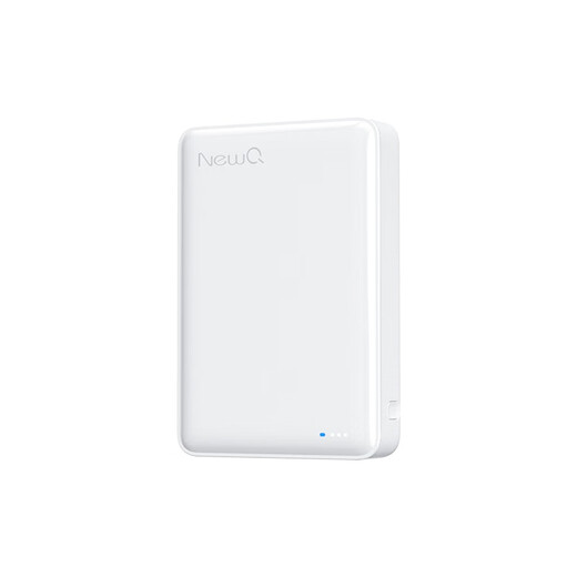 NEWQ mobile mechanical hard drive iPhone and Android phone direct connection one-click backup photos computer tablet universal external storage hard drive Z4 Pearl White 1T upgraded version