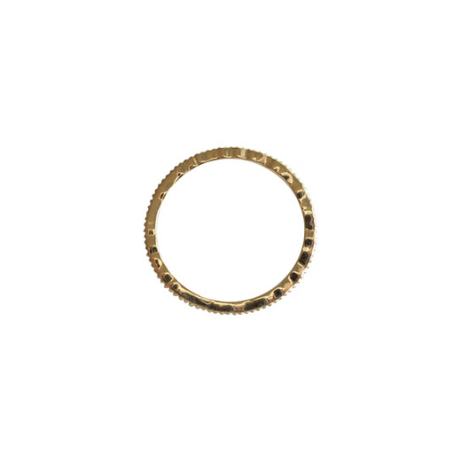 Yuansi niche design 14K gold thin ring ring for women Japanese retro style non-fading ring No. 14 in stock