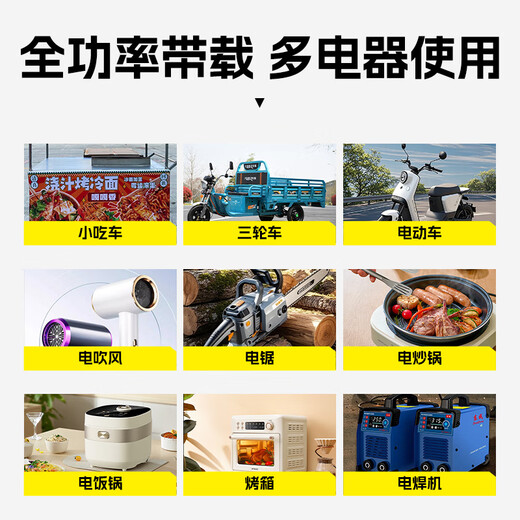 Enbaisheng inverter modified sine wave 12V24V48V60V72V to 220V universal high-power stall battery tricycle 12-24V to 220V sine wave 2500W multi-functional battery power converter丨intelligent cooling