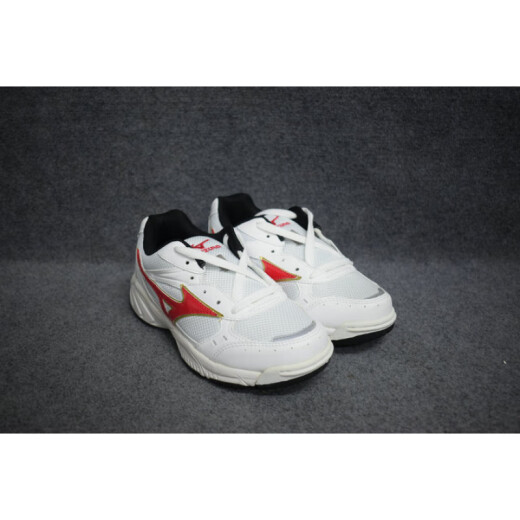 美津浓（MIZUNO）女子SCHOOL潮流复古休闲鞋网面鞋原398 白色/红色 29KN13562偏大 35 220mm