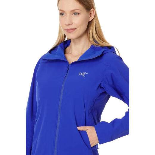 Arc'TERYX Women's Lightweight Windproof Breathable Shock Clothes Outdoor Hiking Hooded Warm Jacket Vitality One Size LG