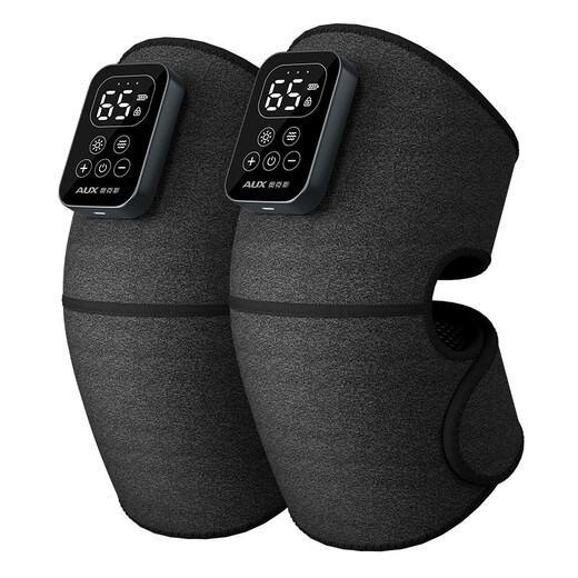 Wireless Portable Knee Massager Electric Heating Joint Warming Mugwort Hot Compress Massage Knee Protector Leg Massager Magnetic Suction Model-Single