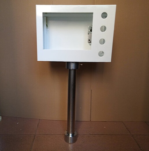 Greenland 7-inch touch screen installation box, Weilun, Xinjie touch screen control box, industrial human interface electrical box, bracket, 4 22 switch hole single boxes + No. 45 steel bracket