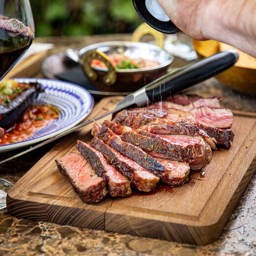 Xianjingcai Australian grain-fed raw-cut top-brain steak thin-sliced 1.6 Jin Jin is equal to 0.5 kg, about 6-8 pieces, low price, real raw cut