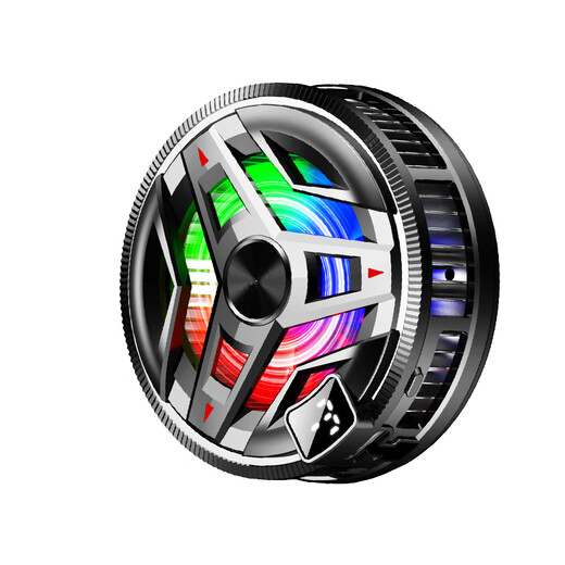 Biyoumei 2025 flagship new product true freezing gaming cooling mobile phone radiator tablet magnetic semiconductor cooling Apple 17/16 Android Chicken King Genshin Impact mobile game peripherals magnetic back clip digital display upgraded true freezing model three-speed adjustment obsidian black