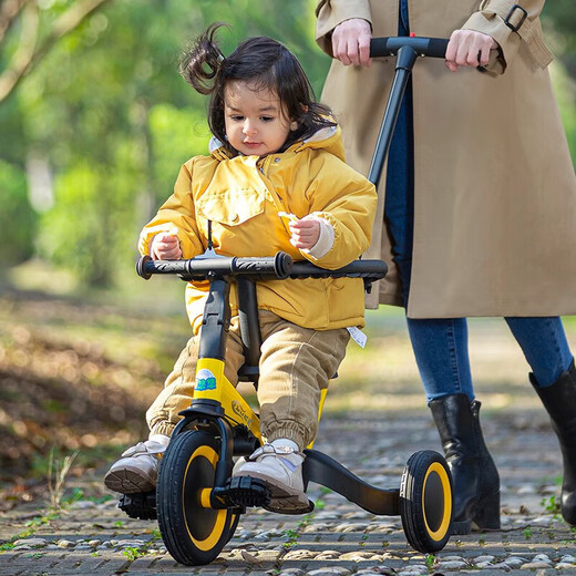Shutongle children's hand-pushed tricycle, bicycle, baby balance car, three-in-one sliding bicycle, 1-6 years old