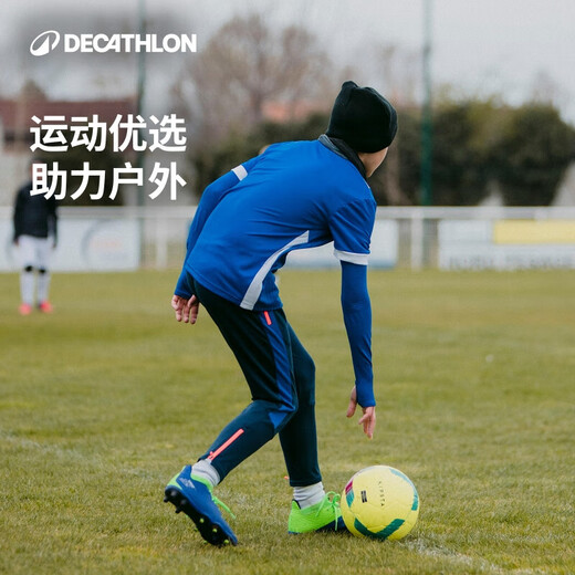 DECATHLON fishing gloves warm hat autumn fleece warm windproof unisex full-finger KIO children's gloves S