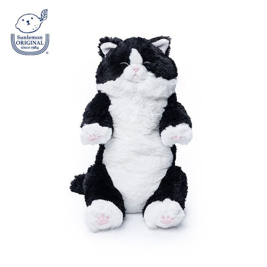 Sunlemonoriginal Japan sunlemon soft simulation cat doll knee sleepy cat plush toy doll gift tuxedo sleepy cat P-1283 height 47 cm * width 22 cm