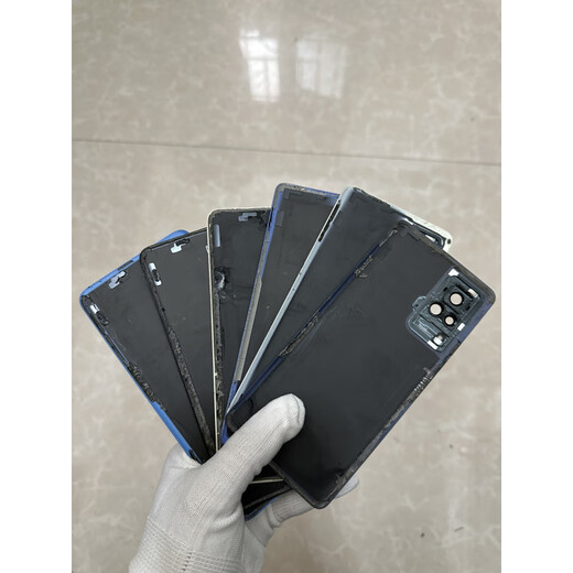 Vivo original adapted x60 curved screen original disassembly back cover x60 straight screen original disassembly second-hand original disassembly back cover black original disassembly 8 new more scratches mobile phone rear power cover