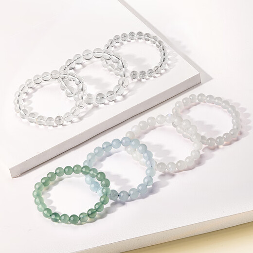 Saturday Blessing Crystal Bracelet Chalcedony Agate Women's Bodyguard Birthday Gift Vermilion Agate-Enhance Confidence 17cm