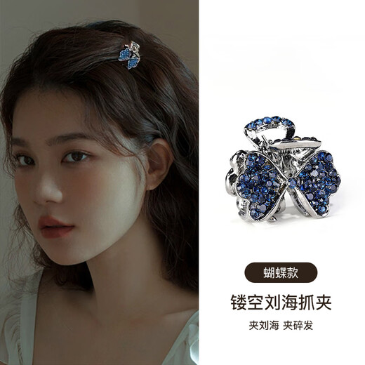 Xiang Wan Hair Clip Small Clip Women's Rhinestone Hair Clip Women's Small Clip Head Small Clip Side Hair Clip Girl's Birthday Gift
