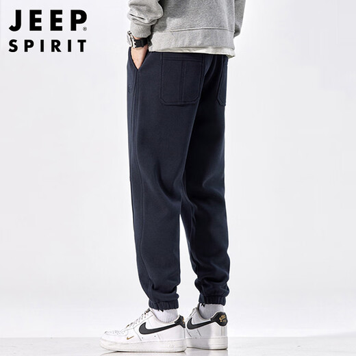 JEEP SPIRIT Jeep pants men's casual pants men's autumn and winter sports pants leggings loose trendy trousers