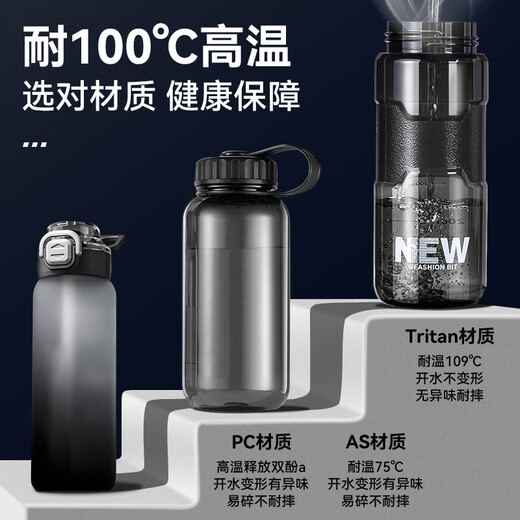 Xiduomi water cup men's sports water cup tritan student large-capacity tea separation cup summer portable drinking water cup