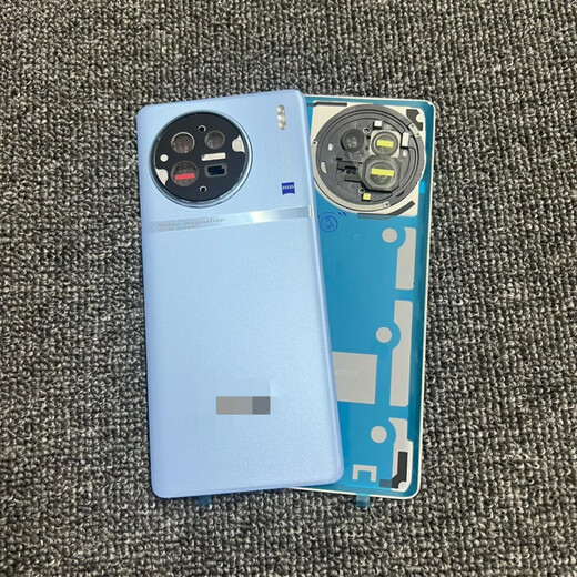 LZQLY is suitable for vivoX90 original back cover x90 pure original disassembled glass back cover back shell body accessories X90/X90S white with frame