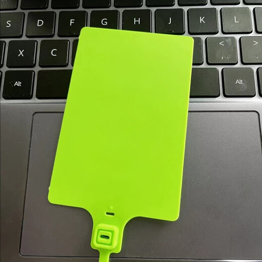 Large thickened anti-fruit garden seedling sign disposable sign botanical garden fruit tree plastic listing label 50 green blank