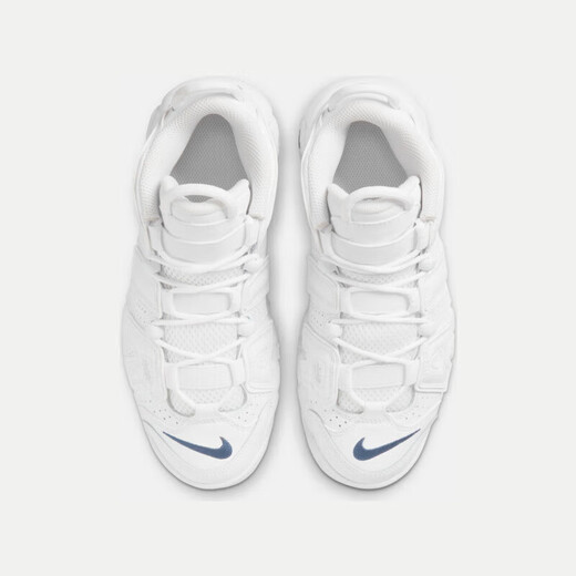 Nike (NIKE) women's shoes Air More Uptempo GS sports shoes Pippen large AIR wear-resistant mid-cut shock-absorbing retro basketball shoes DH9719-100/pure white 39